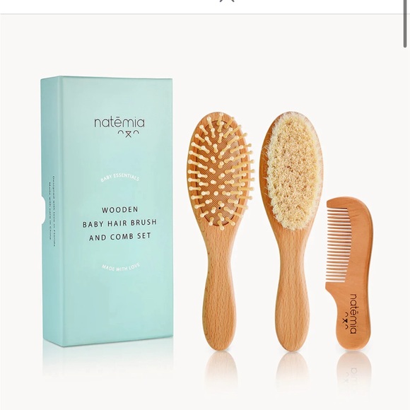 Natemia Other - Natēmia Baby Hairbrush Set